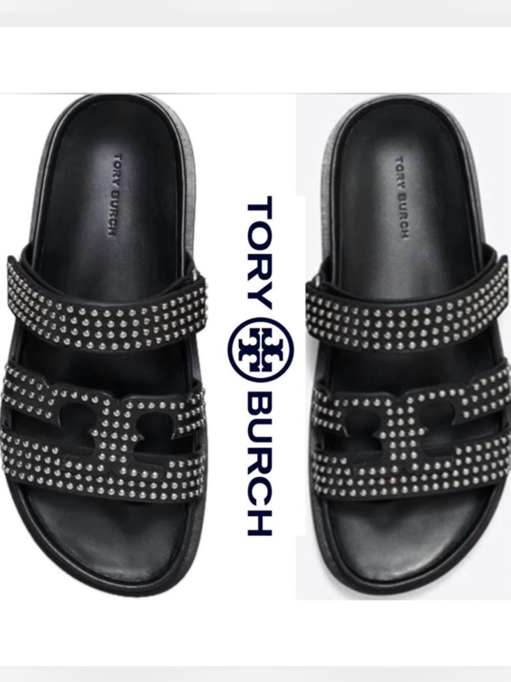 Tory Burch Ines Stud Sport Sandals Size 7.5